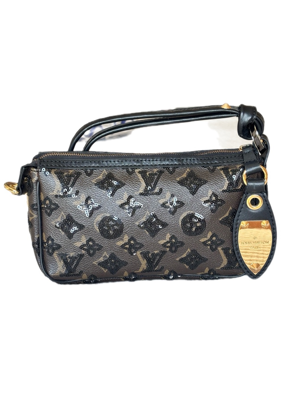 RARE FIND ✨ Louis Vuitton Limited Edition Monogram Eclipse Sequins Pochette